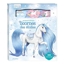 Ma pochette féerique Licornes des étoiles. Avec 300 stickers - ALCOUFFE CHRISTINE