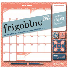 Frigobloc Mensuel. Edition limitée tendance déco, Edition 2023