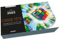 MON CALENDRIER EPHEMERIDE 2023 CASSE-TETE - L'ANNEE A BLOC (DE JANV. A DEC. 2023) - PLAYBAC EDITIONS