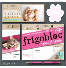 Frigobloc spécial chats. Le calendrier maxi-aimanté pour se simplifier la vie ! Avec un critérium, E - COLLECTIF