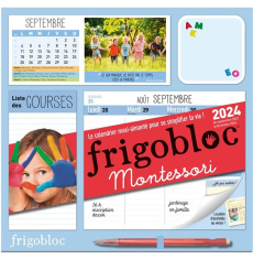 Frigobloc Hebdomadaire Montessori. Le calendrier maxi-aimanté pour se simplifier la vie ! Avec un cr - COLLECTIF