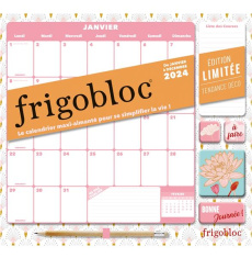 Frigobloc édition limitée Tendance déco. Avec 1 crayon et 4 aimants, Edition 2024 - COLLECTIF