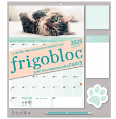 Frigobloc pout les amoureux des Chats. Avec un crayon, Edition 2024-2025 - COLLECTIF