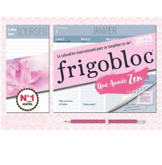 Mini Frigobloc Hebdomadaire Une année zen. Avec un critérium, Edition 2024-2025 - COLLECTIF