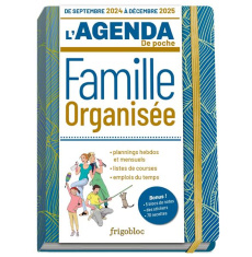 L'agenda de poche Famille Organisée. Edition 2024-2025 - COLLECTIF