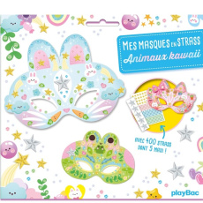 Mes masques en strass Animaux Kawaii. Avec 400 strass dont 5 maxi ! - Ortal Ophélie