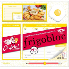 Frigobloc Chefclub Food is fun. De septembre 2025 à décembre 2026, avec 1 crayon, Edition 2025-2026 - COLLECTIF