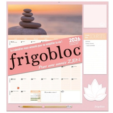 Frigobloc Pour une année Zen. De septembre 2025 à décembre 2026, Edition 2025-2026 - COLLECTIF