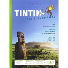 Tintin c'est l'aventure N° 2, septembre-octobre-novembre 2019 : Iles. Terres d'imaginaire - Meyer Eric