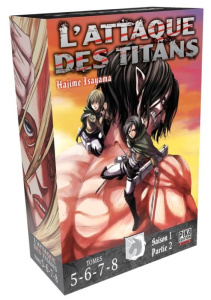 L'attaque des titans Tomes 5 à 8 : Coffret en 4 volumes - Isayama Hajime ; Chollet Sylvain