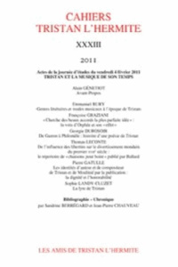 CAHIERS TRISTAN L HERMITE 2011 XXXIII - COLLECTIF