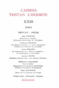 CAHIERS TRISTAN L HERMITE 2001 23 - COLLECTIF