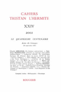 CAHIERS TRISTAN L HERMITE 2002 24 - COLLECTIF
