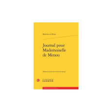 JOURNAL POUR MADEMOISELLE MENOU - MURAT MADAME DE