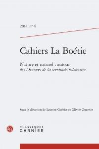 CAHIERS BOETIE 2014 4 - COLLECTIF