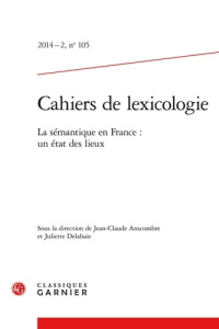 CAHIERS LEXICOLOGIE 2014 - 2 105 - COLLECTIF