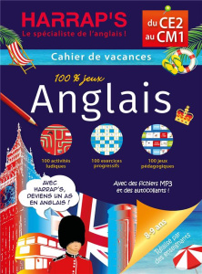 Harrap's Cahier de Vacances du CE2 au CM1. 100% jeux anglais