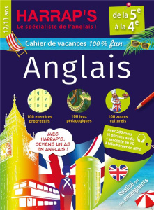 Cahier de vacances Anglais de la 5e à la 4e. 100% jeux, Edition 2024 - Back Martyn ; Etienne Rozenn ; Boyer Alain