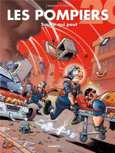 Les Pompiers Tome 20 : Sauve qui peut. Avec un dossier bonus en partenariat avec les sapeurs-pompier - Cazenove ; Stédo
