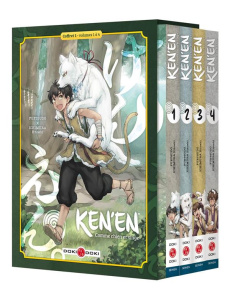 Ken'en - Comme chien et singe : Coffret 1 en 4 volumes : Tomes 1 à 4. Avec 1 illustration collector - FUETSUDO/ICHIMURA