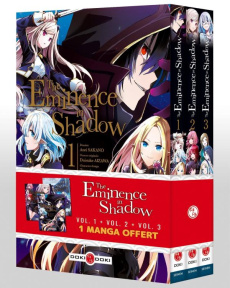 The Eminence in Shadow : Pack en 3 volumes : Tomes 1 à 3. Dont 1 tome offert - Aizawa Daisuke ; Sakano Anri