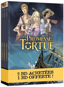 La Promesse de la Tortue Histoire complète : Pack en 3 volumes : Tomes 1, 2 et 3. Dont le tome 1 off - Piatzszek Stéphane ; Tieko