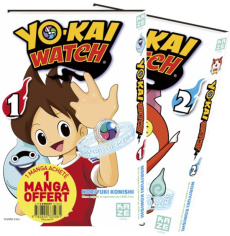 Yo-Kai Watch Tomes 1 et 2 : Pack en 2 volumes - Konishi Noriyuki ; Silvestre Jean-Benoît