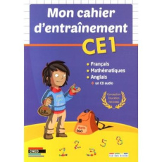 Mon cahier d'entraînement CE1. Avec 1 CD audio