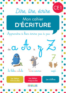 Mon cahier d'écriture CE1 - COLLECTIF