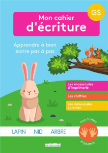 Mon cahier d'écriture GS. Apprendre à bien écrire pas à pas - Grinevald Frédérique ; Baudier Anne ; David Morgan