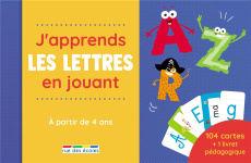J'APPRENDS LES LETTRES EN JOUANT - A PARTIR DE 4 ANS - COLLECTIF RUE DES EC