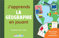J'APPRENDS LA GEOGRAPHIE EN JOUANT - COLLECTIF RUE DES EC