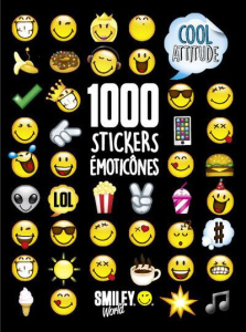 1000 stickers émoticônes. Cool attitude - SMILEYWORLD