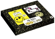 Ma boîte 100 % smile. Contient 1 carnet, 1 porte-clé en sequins réversibles, 5 stickers géants - SMILEYWORLD