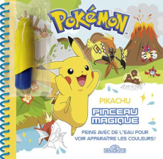 Pikachu pinceau magique. Peins avec de l'eau pour voir apparaître les couleurs ! Avec 1 pinceau - Collin Justine