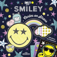 Cartes en strass Smiley. 550 strass et 6 tableaux - Varone Eugénie