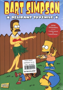 Bart Simpson : Pack 2 volumes : Tome 5, Délirant juvénile ; Tome 9, Le fléau d'Homer - Groening Matt