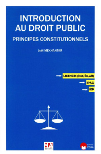 Introduction au droit public. Principes constitutionnels - Mekhantar Joël