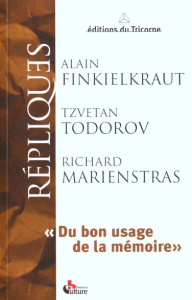 DU BON USAGE DE LA MEMOIRE - FINKIELKRAUT/TODOROV