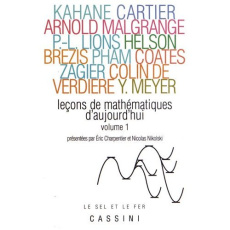 Leçons de mathématiques d'aujourd'hui. Volume 1 - Charpentier Eric ; Nikolski Nikolaï