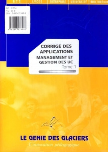 Application de management et gestion des unités commerciales tome 1 malette prof - DEBOURG M-C. CLAVELI