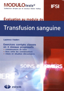 Transfusion sanguine - Maalem Laurence