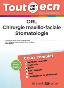 ORL Chirurgie maxillo-faciale - Stomatologie - Guiol Julien ; Espitalier Florent