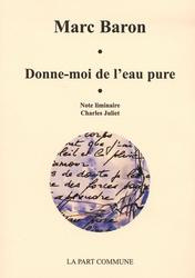 Donne-Moi De L'Eau Pure
