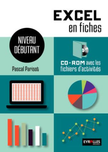 Excel en fiches. Niveau débutant, avec 1 CD-ROM - Parisot Pascal
