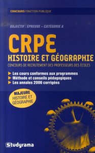 CRPE Histoire et géographie. Concours de recrutement des professeurs des écoles - Dumont Guillaume ; Puechberty Serge
