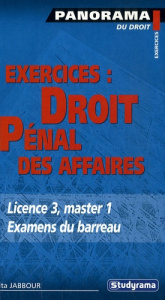 Exercices : Droit Pénal des affaires - Jabbour Rita