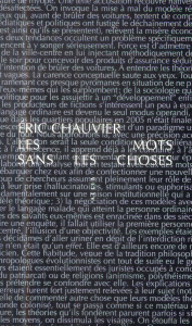Les Mots sans les choses - Chauvier Eric