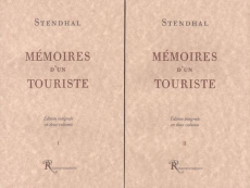 Mémoires d'un touriste. Edition intégrale en 2 volumes - STENDHAL