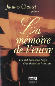 La mémoire de l'encre - Chancel Jacques